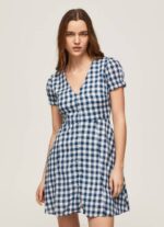 žene multi haljina s kariranim printom Pepe Jeans JZ8H184