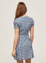 žene multi haljina s kariranim printom Pepe Jeans JZ8H184 - Slika 4