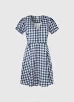 žene multi haljina s kariranim printom Pepe Jeans JZ8H184 - Slika 5