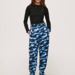 žene multi hlače s kamuflažnim printom Pepe Jeans JZ8H305