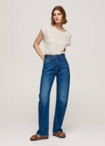 žene multi lanena majica s prugastim printom Pepe Jeans JZ8H447 - Slika 2