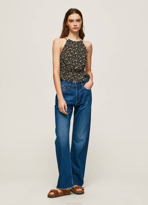 žene multi majica bez rukava s cvjetnim uzorkom Pepe Jeans JZ8H366 - Slika 2