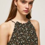 žene multi majica bez rukava s cvjetnim uzorkom Pepe Jeans JZ8H366