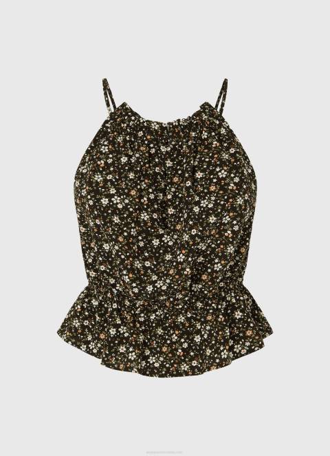 žene multi majica bez rukava s cvjetnim uzorkom Pepe Jeans JZ8H366 - Slika 5