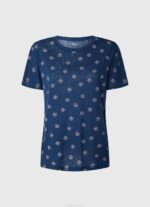žene multi majica s cvjetnim printom Pepe Jeans JZ8H444 - Slika 5