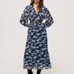 žene multi midi haljina s blita printom Pepe Jeans JZ8H194