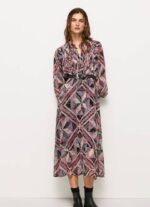 žene multi midi haljina s paisley detaljima Pepe Jeans JZ8H180 - Slika 2