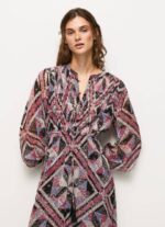 žene multi midi haljina s paisley detaljima Pepe Jeans JZ8H180 - Slika 3