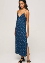 žene multi pala haljina od cvjetnog satena Pepe Jeans JZ8H161 - Slika 2