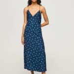 žene multi pala haljina od cvjetnog satena Pepe Jeans JZ8H161
