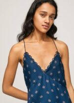 žene multi pala haljina od cvjetnog satena Pepe Jeans JZ8H161 - Slika 3