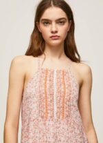 žene multi parhi cvjetna haljina Pepe Jeans JZ8H182 - Slika 3