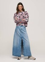 žene multi patchwork pamučni džemper Pepe Jeans JZ8H277 - Slika 4