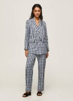 žene multi ravne karirane hlače od ginghama Pepe Jeans JZ8H290