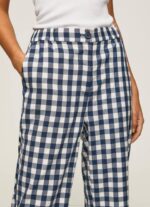 žene multi ravne karirane hlače od ginghama Pepe Jeans JZ8H290 - Slika 3