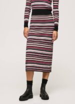 žene multi rebrasta midi suknja Pepe Jeans JZ8H501 - Slika 2