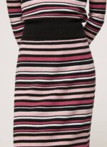 žene multi rebrasta midi suknja Pepe Jeans JZ8H501 - Slika 3