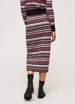 žene multi rebrasta midi suknja Pepe Jeans JZ8H501 - Slika 4