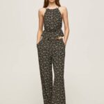 žene multi široke hlače s cvjetnim uzorkom Pepe Jeans JZ8H292