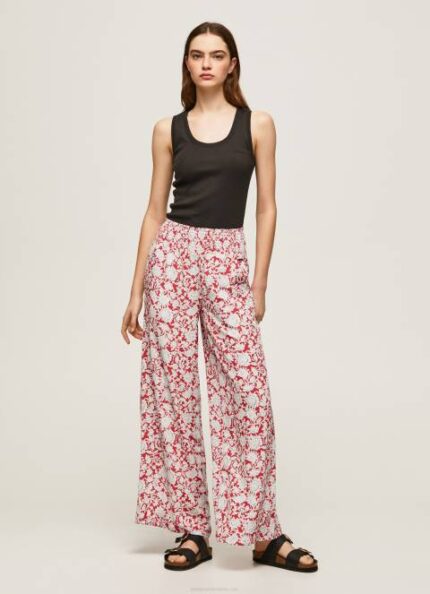 žene multi široke hlače s cvjetnim uzorkom Pepe Jeans JZ8H304