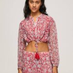 žene multi skraćena bluza s cvjetnim printom Pepe Jeans JZ8H363