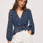 žene multi skraćeni top s v-izrezom Pepe Jeans JZ8H358