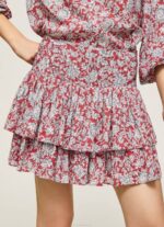 žene multi suknja s cvjetnim printom Pepe Jeans JZ8H503 - Slika 3