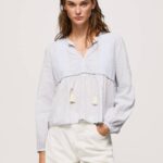žene multi tunika od pamučnog voila Pepe Jeans JZ8H349