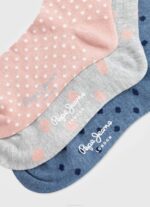 žene multi yara čarape od 3 komada Pepe Jeans JZ8H557 - Slika 5