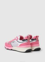žene neon ružičasta brit pro neon kombinirane tenisice Pepe Jeans JZ8H577 - Slika 4