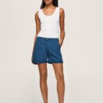 žene ocean kratke chino hlače uobičajenog kroja Pepe Jeans JZ8H523