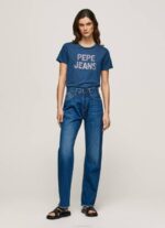 žene ocean majica kratkih rukava s logotipom od štrasa Pepe Jeans JZ8H443 - Slika 2