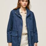 žene ocean pamučna parka s printom union jack Pepe Jeans JZ8H127