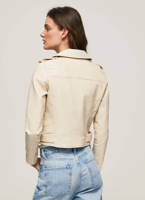 žene od čipke biciklistička jakna s epalulama na ramenima Pepe Jeans JZ8H115 - Slika 4