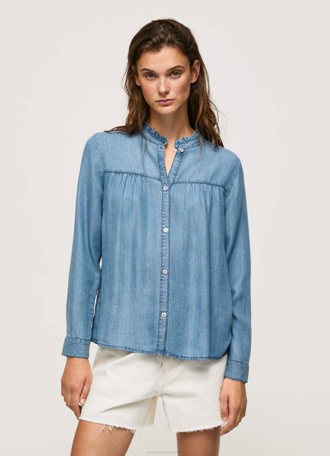 zene_plava_kosulja_uobicajenog_kroja_s_mao_ovratnikom_pepe_jeans_jz8h351.jpg žene plava košulja uobičajenog kroja s mao ovratnikom Pepe Jeans JZ8H351 - Slika 1