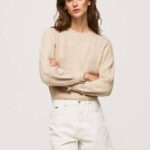 žene polirati žersej s otvorenim izrezom Pepe Jeans JZ8H244