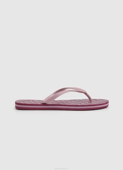 žene prašnjavo crvena rake play japanke za plažu Pepe Jeans JZ8H698