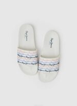 žene prljavo bijelo slider set japanke za plažu Pepe Jeans JZ8H691 - Slika 2