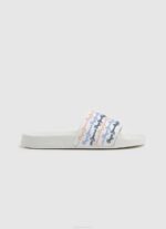 žene prljavo bijelo slider set japanke za plažu Pepe Jeans JZ8H691