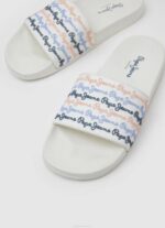 žene prljavo bijelo slider set japanke za plažu Pepe Jeans JZ8H691 - Slika 3