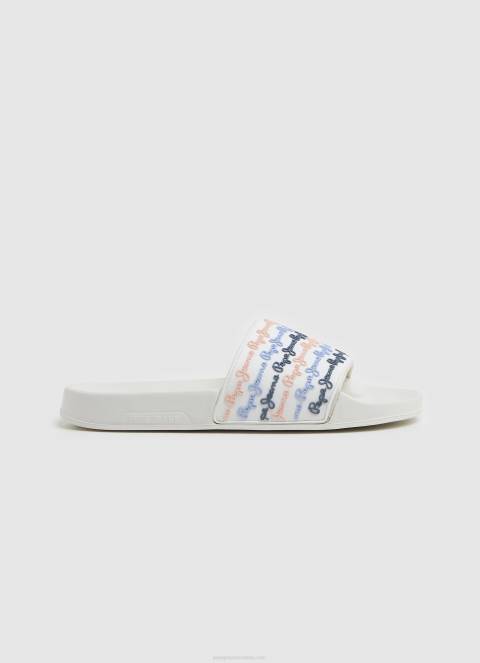 žene prljavo bijelo slider set japanke za plažu Pepe Jeans JZ8H691 - Slika 1