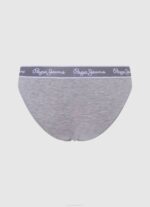 žene sivi lapor klasične gaćice s otisnutim logom Pepe Jeans JZ8H546 - Slika 2