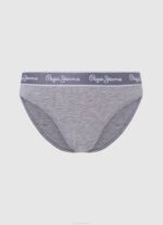 žene sivi lapor klasične gaćice s otisnutim logom Pepe Jeans JZ8H546