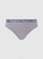žene sivi lapor klasične gaćice s otisnutim logom Pepe Jeans JZ8H546 - Slika 3