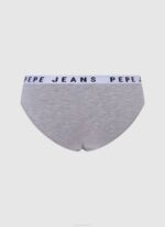 žene sivi lapor klasične gaćice s otisnutim logom Pepe Jeans JZ8H552 - Slika 2