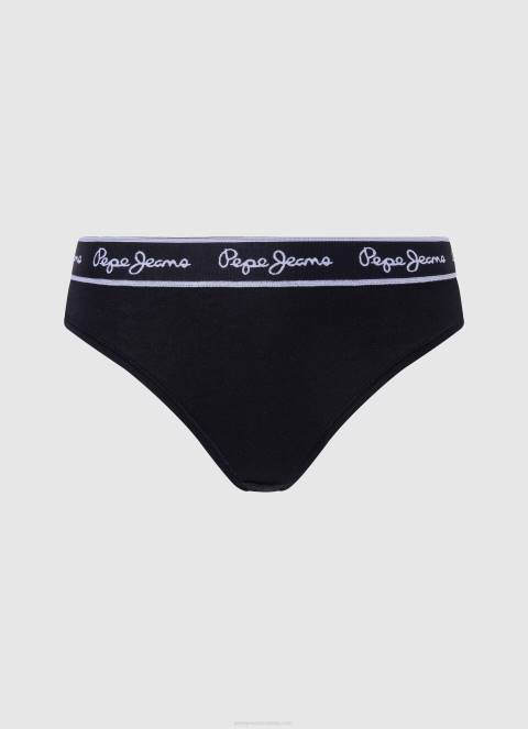 žene sivi lapor klasične gaćice s otisnutim logom Pepe Jeans JZ8H552 - Slika 5