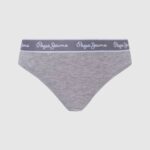 žene sivi lapor klasične tange s otisnutim logom Pepe Jeans JZ8H545
