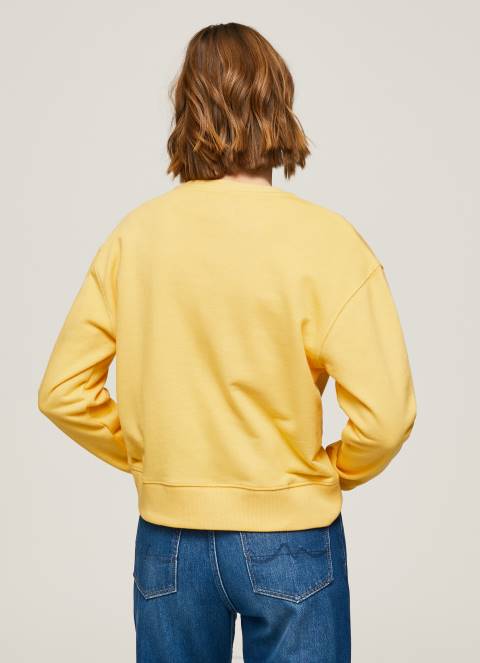 žene sjaj džemper s otisnutim logotipom Pepe Jeans JZ8H273 - Slika 4