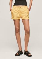 žene sjaj standardne pamučne kratke hlače Pepe Jeans JZ8H518 - Slika 2