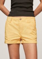 žene sjaj standardne pamučne kratke hlače Pepe Jeans JZ8H518 - Slika 3
